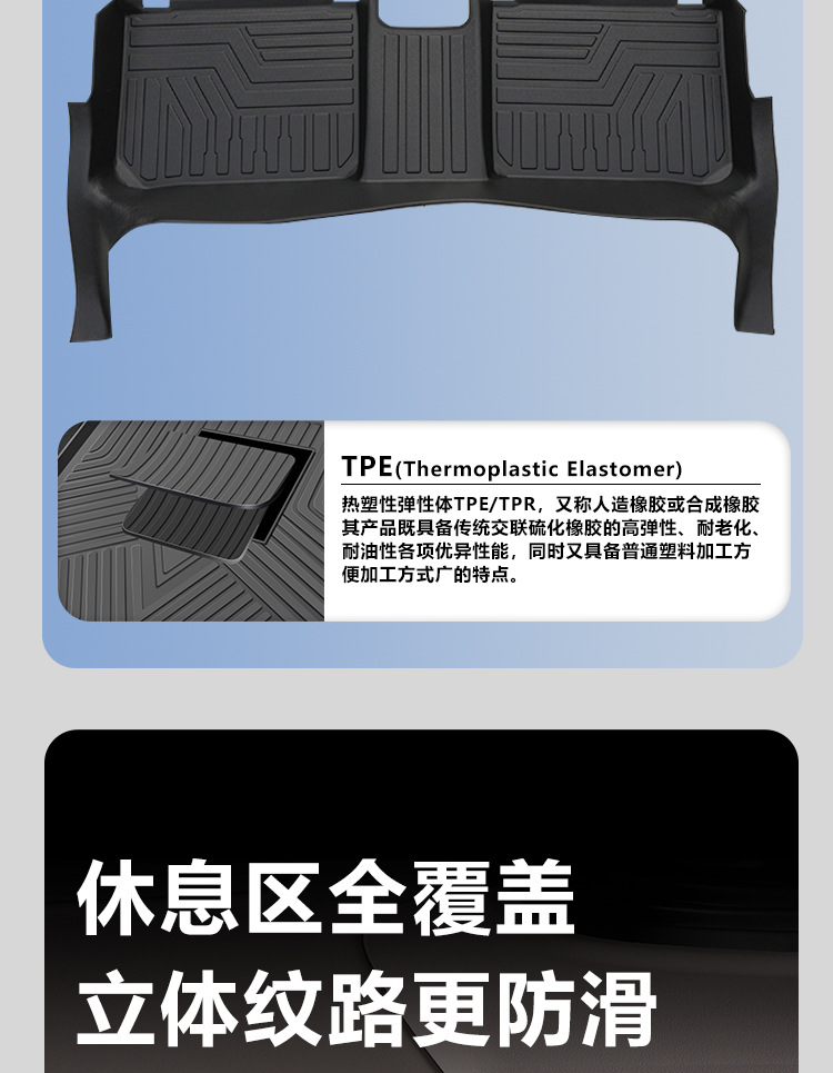 Suitable for Byd Han Dmi/Han Ev/Dm/Han L Full Surround Champion Glory Modified Carpet Tpe Car Floor Mats