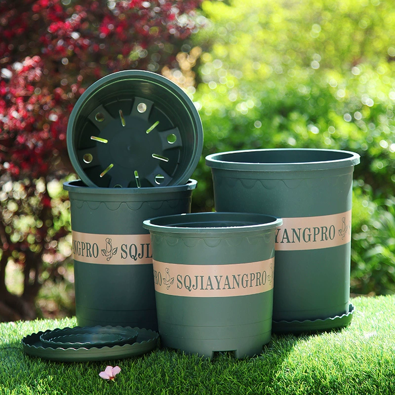 Новый пластиковый галлон цветочный горшок простой пластиковый цветочный горшок 0,5-5 галлон