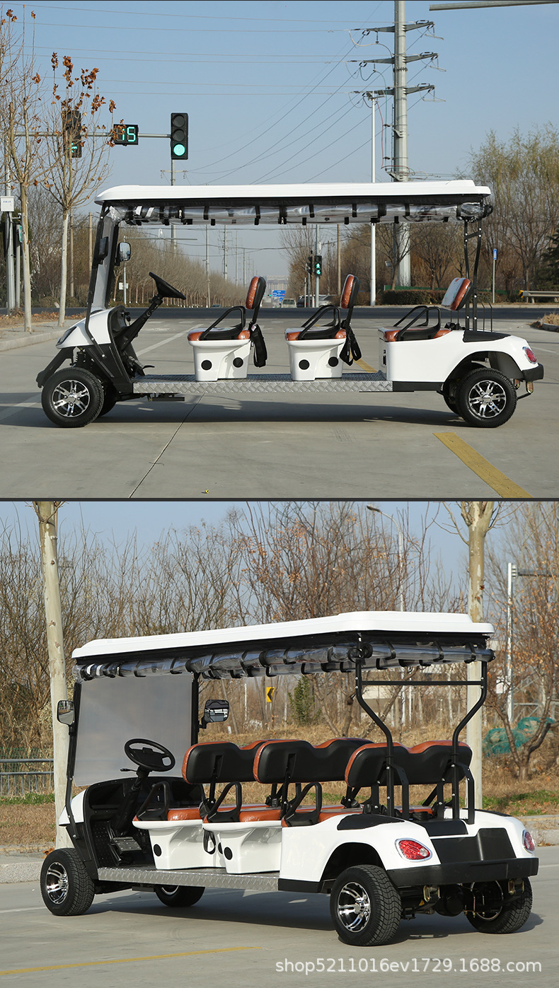 Electric Sightseeing Car, Golf Cart, Campus Tourist Patrol Car, Real Estate Viewing Car, Reception Car, Shuttle Bus