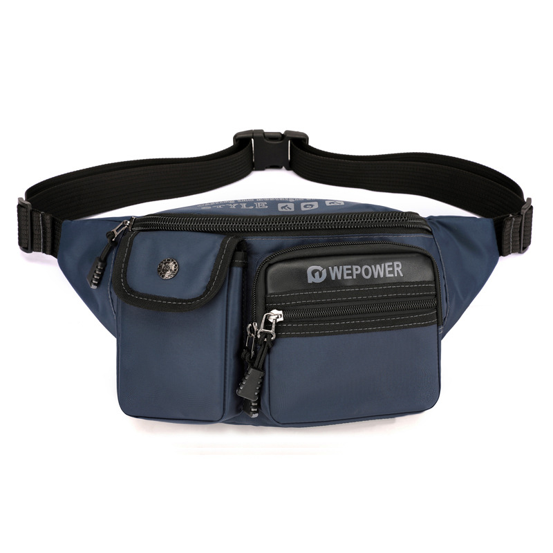 WEPOWER nuevo tipo de bolso de cintura de viento para hombres, bolso de hombro simple y ligero, bolso de pecho al aire libre multicapa