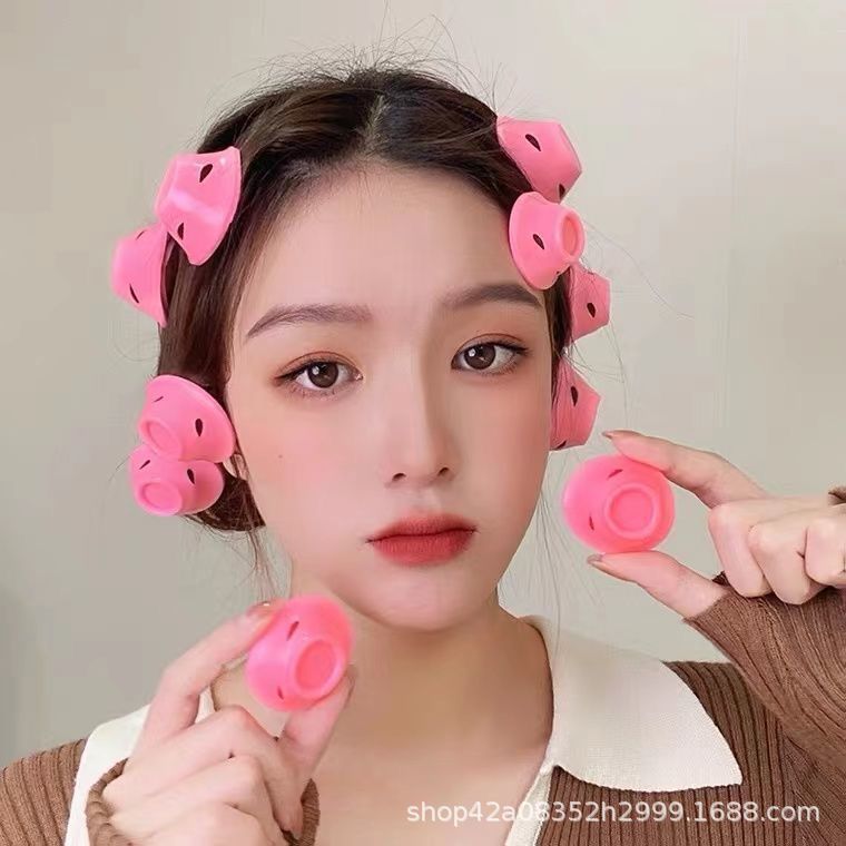 厂家批发 蘑菇卷发器 懒人铃铛卷发球硅胶发卷睡眠不伤发卷发神器
