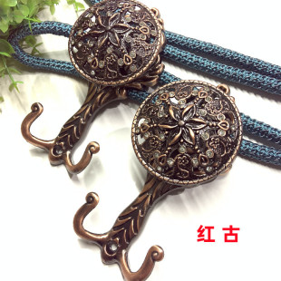 High Quality Zinc Alloy Midsole Gypsophila Metal Hook Curtain Accessories Hanging Ball Strap Wall Hook Wall Hook Coat Hook