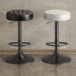 J8 Modern Simple Home Bar Chair Lift Chair Front Desk High Stool Bar Stool Bar Chair Round Stool Cashier G3
