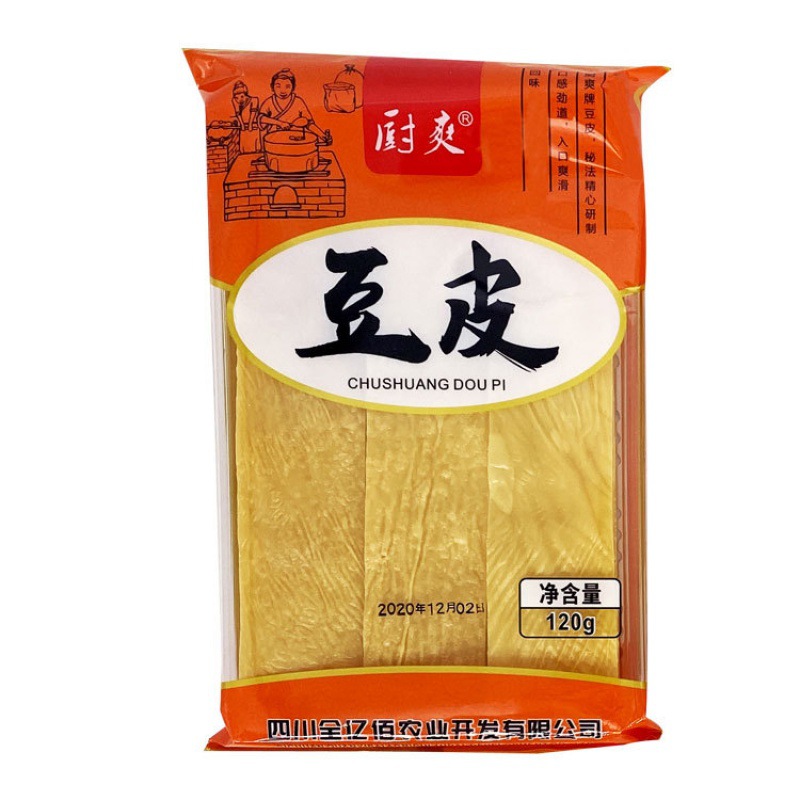 干豆皮油豆豆腐皮厨爽豆火锅食材豆制品干商用凉菜拌菜素食鲜跨境