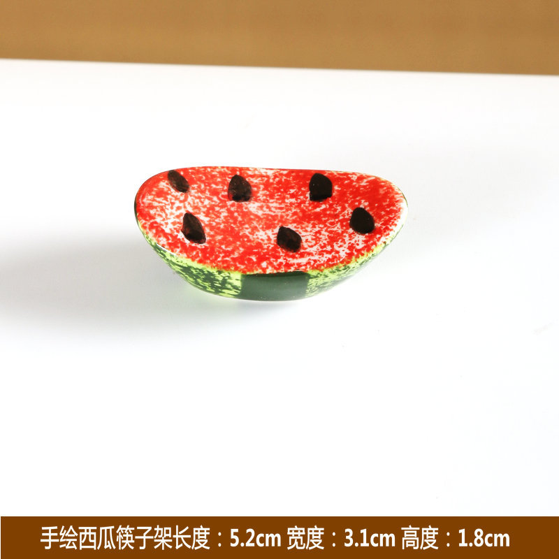 손으로 그린 ​​수박 젓가락 꽂이