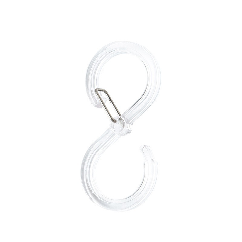 Gancho multifuncional en forma de S para dormitorio doméstico tipo tarjeta de sombrero para ropa de vestir gancho de aire libre perforación sin marcas percha conveniente