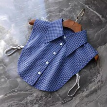 蓝格假领子女百搭棉质假时尚毛衣内搭尖领衬衫女春秋冬打底装饰领