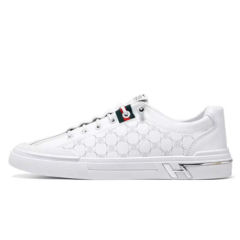 Summer footwear for leisure, sneakers, fashionable low white shoes, 2023, Korean style