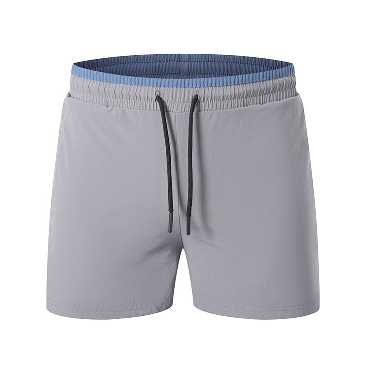 Lulu verano hombres al aire libre correr pantalones cortos deportivos de secado rápido entrenamiento físico bolsillo de dos lados maratón pantalones de tres puntos