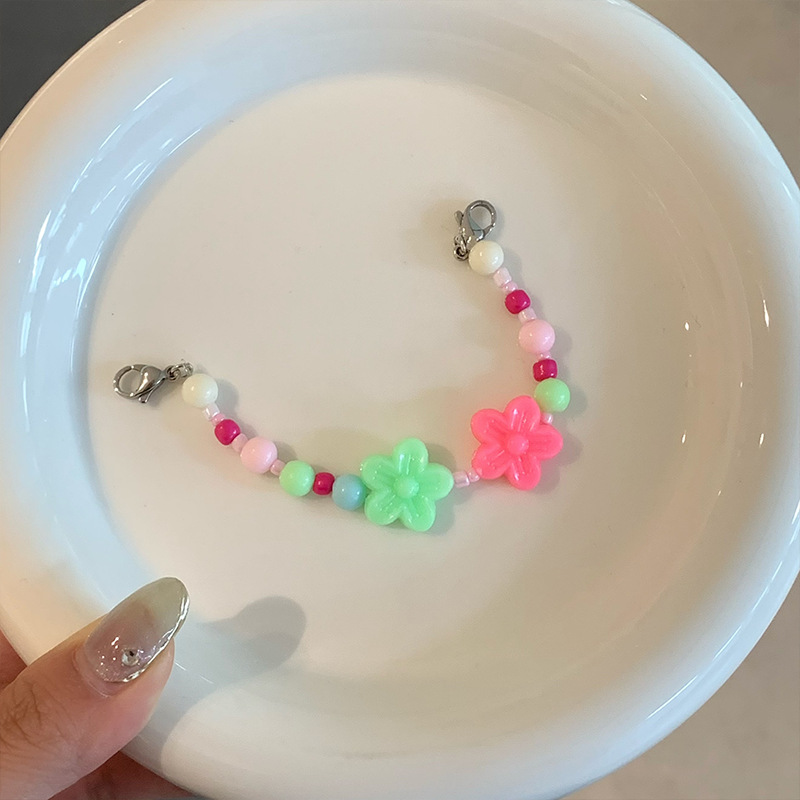 ins blogger con dopamina nicho de color brillante zapatos de arco de zapato de decoración de zapatos de fijación de flores