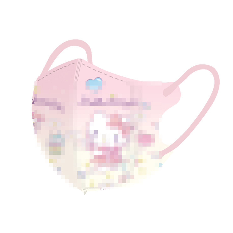 漫画のパターンのかわいい使い捨て子供用マスク 3D 効率的な保護学生独立してパッケージ化された通気性のある保護マスク|undefined