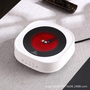 Gomi Manufacturer Direct Supply Electric Ceramic Stove Small Tea Stove Tea Brewing Device Glass Ceramic Iron Pot Water Boiling Stove Household Tea Set