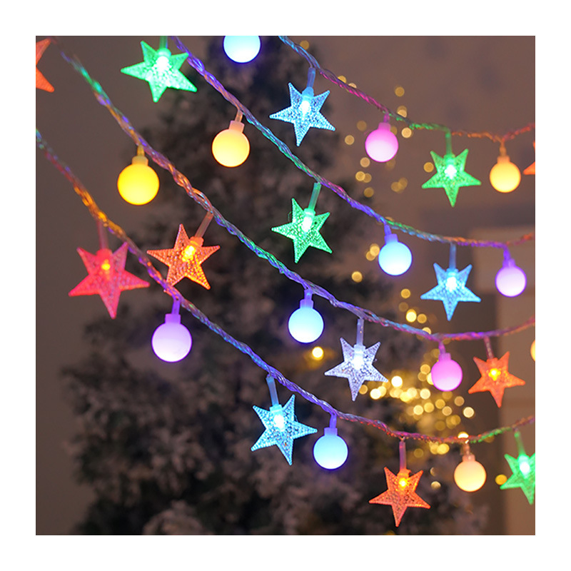 星星+小圆珠彩色