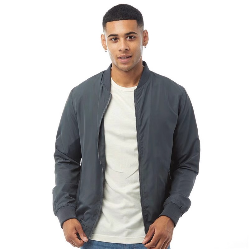 Lightweight Matte Versatile Sports Casual Zipper Baseball Collar Flight Jacket Men's Coat_voghion.com