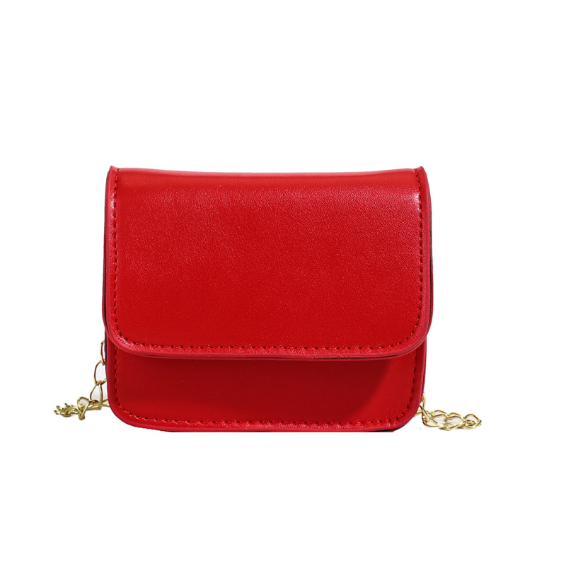 Coreano simple color sólido bolso pequeño para niños y niñas mini lindo bebé mochila 2025 nueva cadena bolso para niños