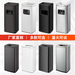 新款不锈钢酒店商用楼梯烟灰桶立式电梯口大厅垃圾箱洗手间垃圾桶
