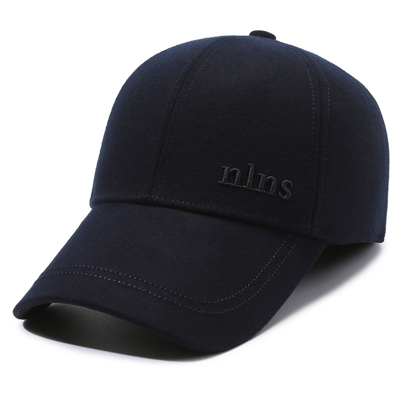 Warm Men's Baseball Cap For Autumn And Winter With Ear Protection_voghion.com