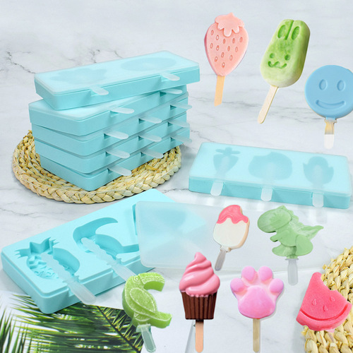 Ice cream mold silicone food grade household homemade ice cream grinder popsicle popsicle ice cream sorbet model