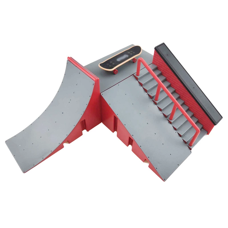 Трансграничный реквизит для скейтборда для пальцев Комбинированная детская модель игрушки Соревнование Полевой реквизит Костюм для скейтборда для пальцев