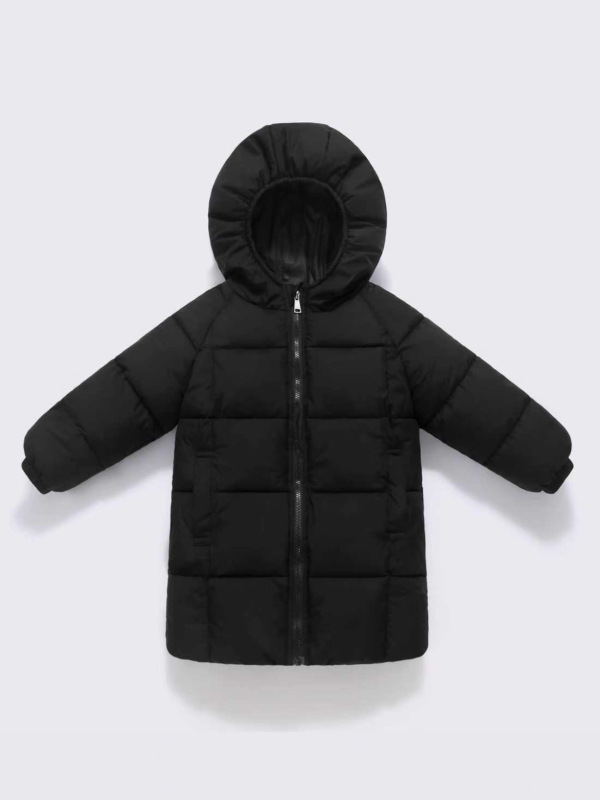 儿童棉中长款冬季童装羽绒棉服男女童中大童加厚棉外套花色系防寒|undefined