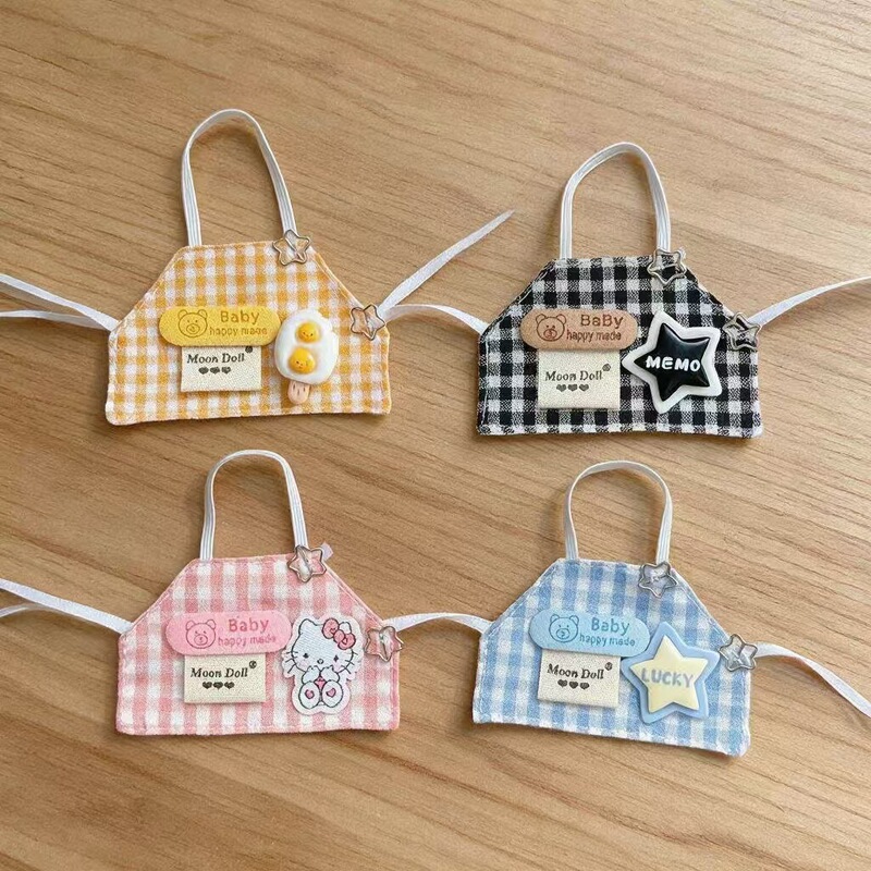 Internet Celebrity Chef Outfit Apron Bib Hat 4inch Kt Self-Deprecating Bear Doll Pendant Drool Bib In-Stock Doll Clothing Accessory Internet Celebrity Chef Outfit Apron Bib Hat 4inch Kt Self-Deprecating Bear Doll Pendant Drool Bib In-Stock Doll Clothing Accessory