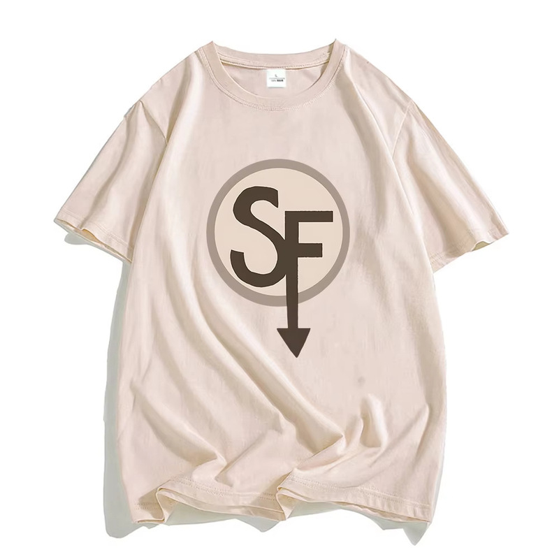 Sally Printed T-Shirt Short Sleeve Men's and Women's T-Shirt Street Clothing Hip Hop Graphic T-Shirt Cotton T-Shirt Top