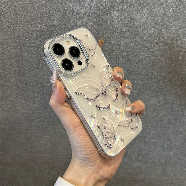 Apple, мультяшный iPhone15 Pro, линза, совместимый iPhone 14/13, чехол для телефона, iphone
