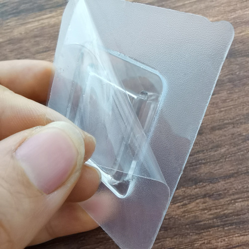 Seamless adhesive mother-in-law buckle buckle wall bathroom kitchen transparent buckle sticky hook bathroom supplies hanger