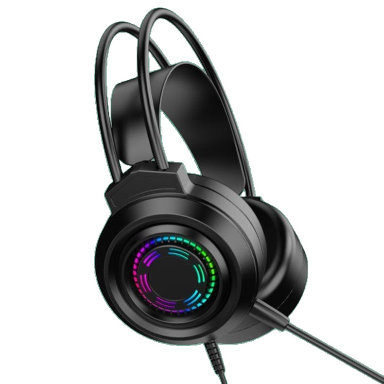 auriculares de computadora cable USB7.1 con micrófono computadora portátil de escritorio juegos universales comer auriculares de pollo