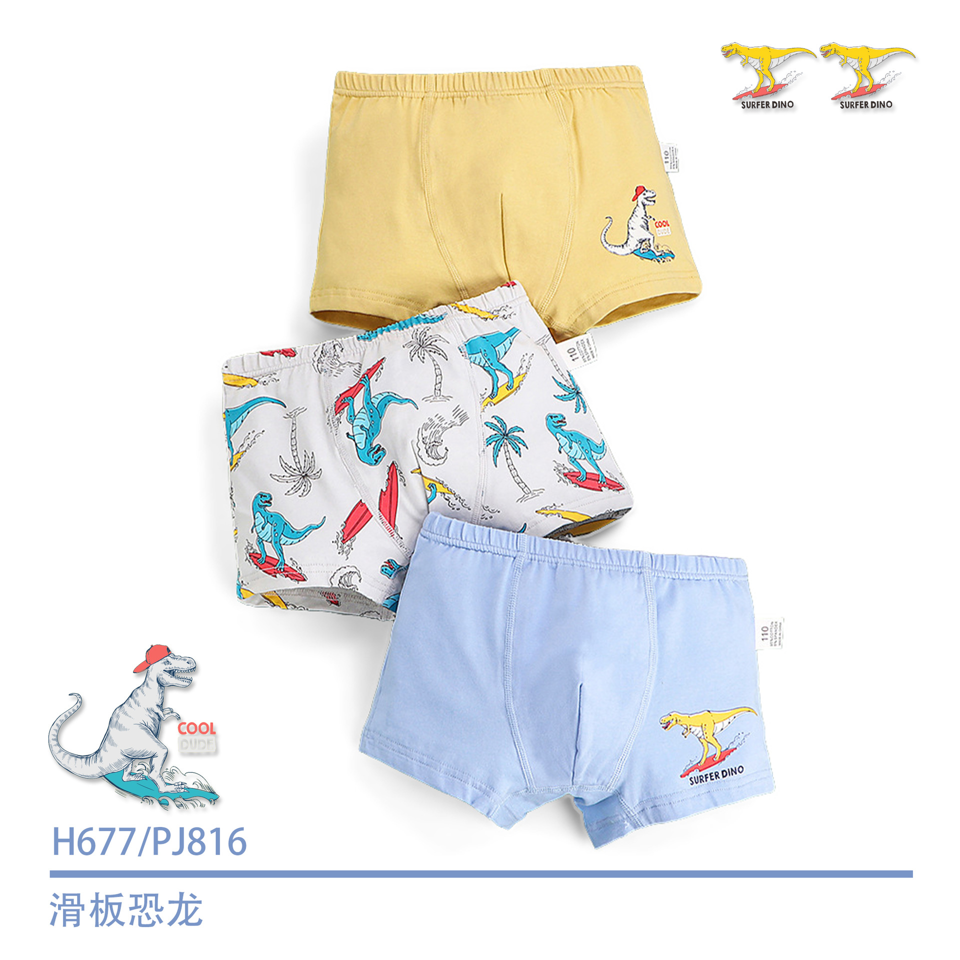 H677/스케이트보드 공룡 PJ816