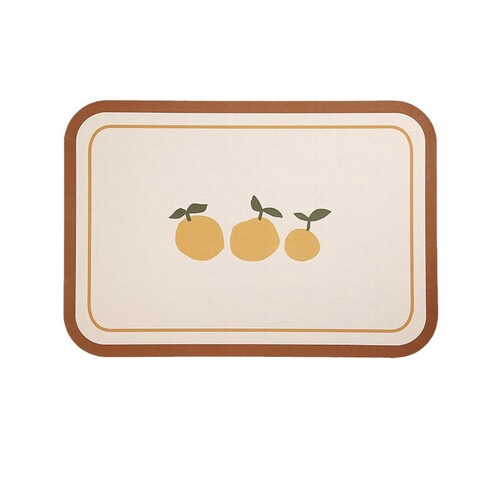 Nordic high-end water and oil-absorbent dining table mat for home use, restaurant anti-scald, wear-resistant, heat-insulating mat, kitchen countertop drainage mat