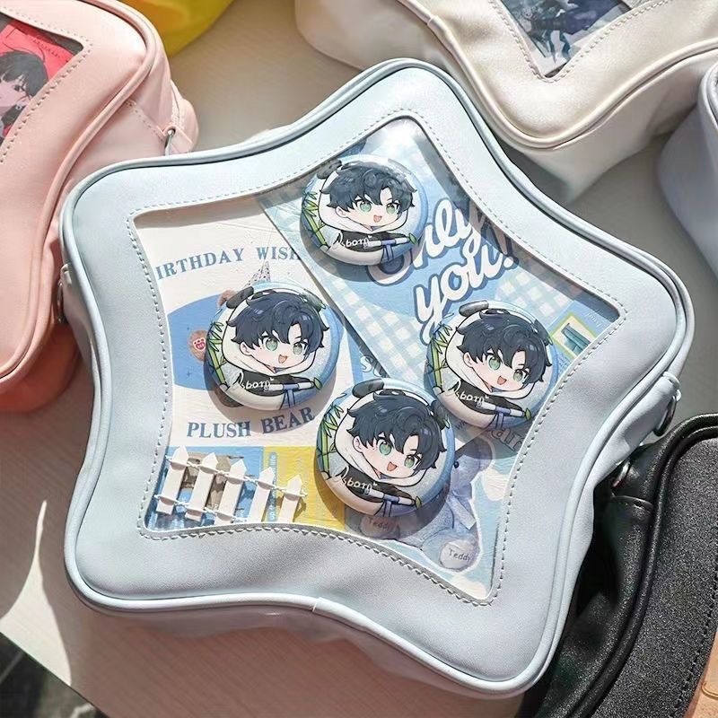 Popular Large-Capacity Crossbody Bag Subculture Pain Bag | Y2K Barji Guzi Tie Board Bag Sweet Cool Hot Girl Shoulder Bag