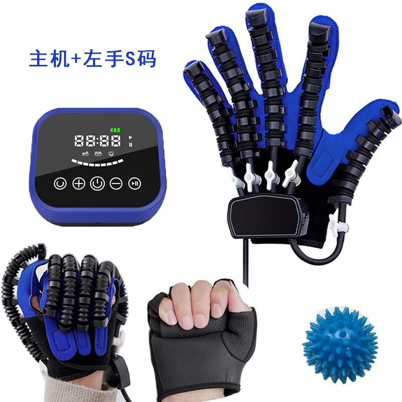 国境を越えた新型リハビリ中風手部訓練手袋片麻痺五指分指電動マッサージ片麻痺運動器材|undefined