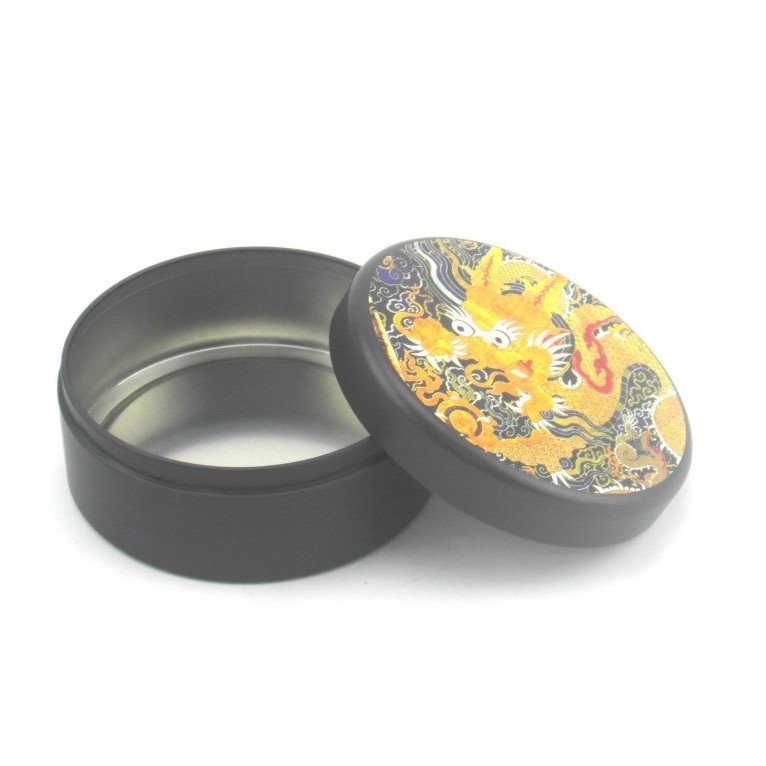 食品糖果铁盒 单个装月饼盒 圆形包装铁罐生产厂家 铁盒包装