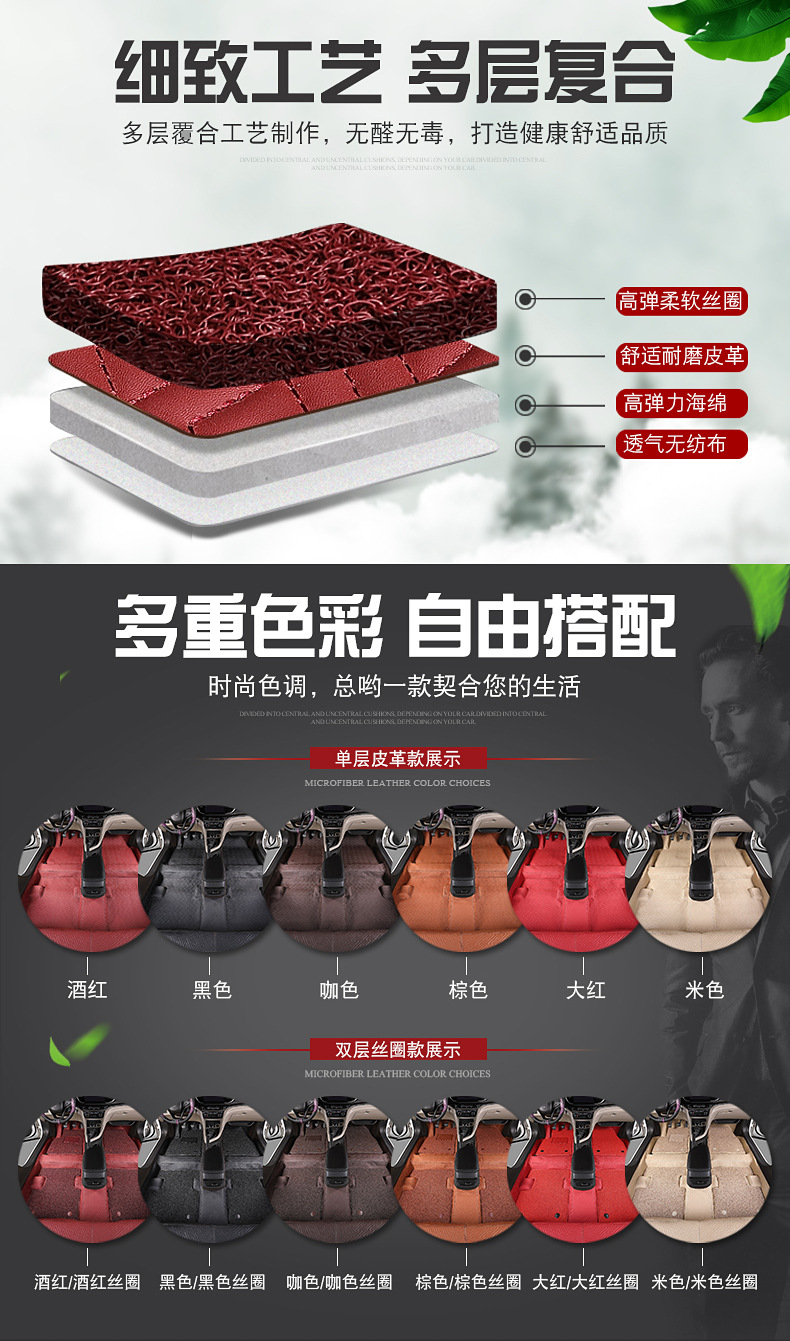 Car 360 Soft-packed Floor Glue Envision Kaiyue La Yinglang Weilang Encore GX Regal Special Floor Leather