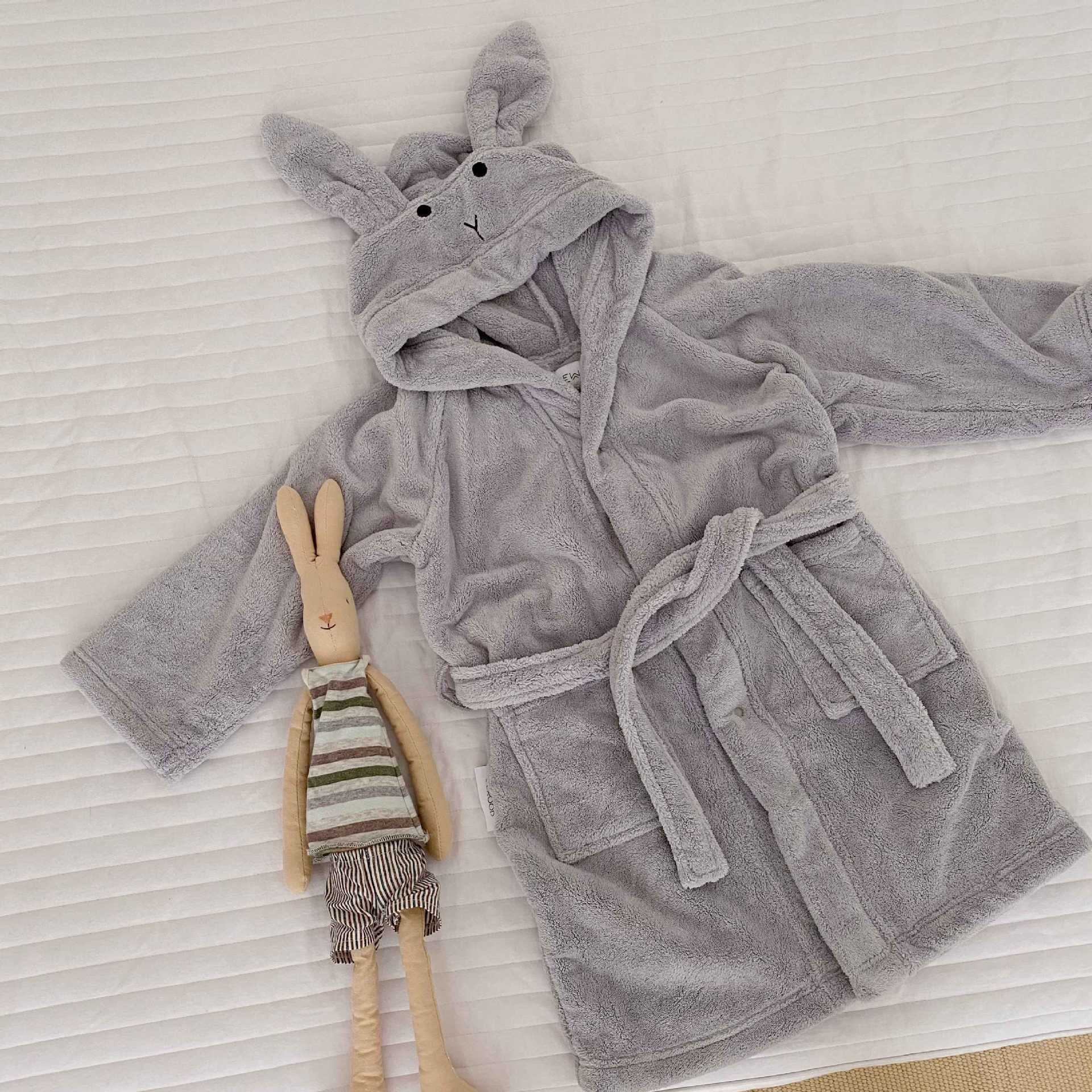 Children's demi-season bathrobe