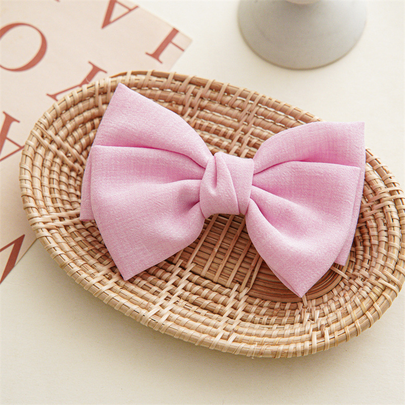 1 Piece Quantity Street Occasion Bow Knot Pattern Elegant Bow Knot Cloth Hair Clip