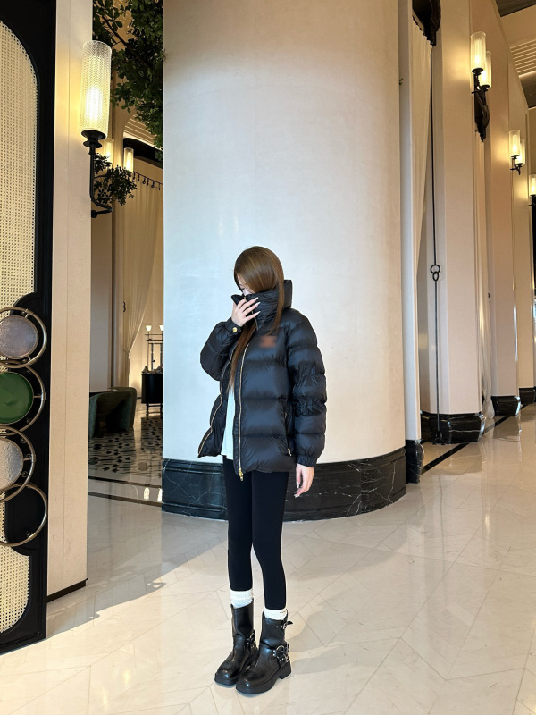 南油女装2025冬季时尚立领羽绒服女高级感白鹅绒收腰显瘦保暖外套|undefined