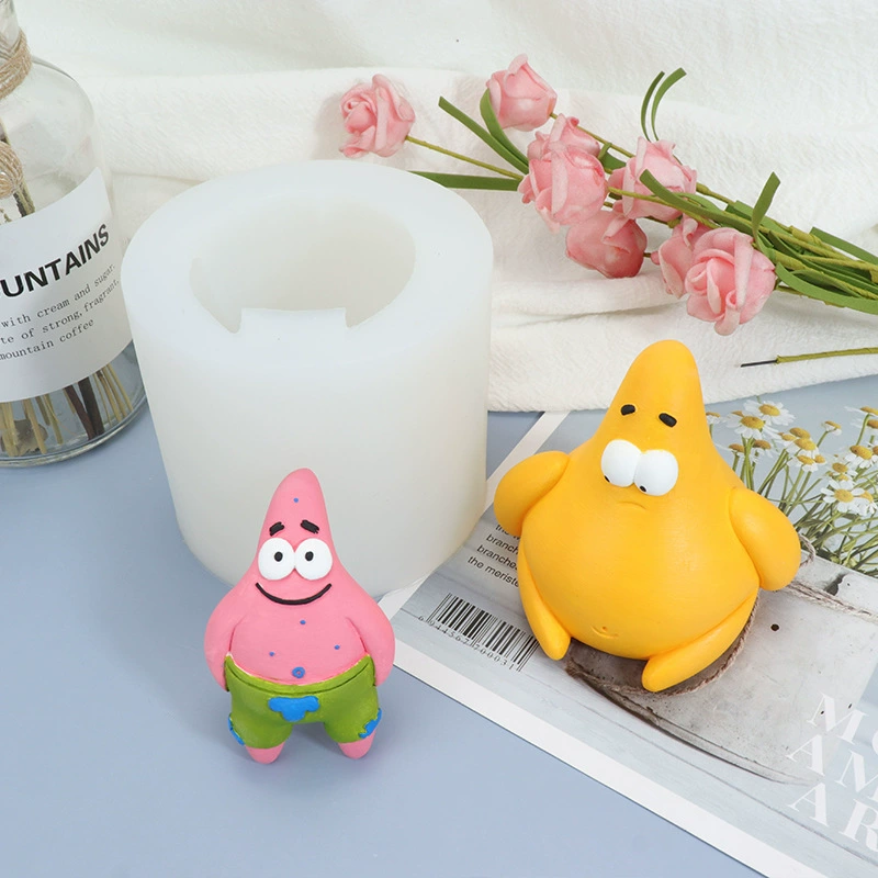 Cartoon sponge children's silicone mold, aromatherapy for auto, 3D