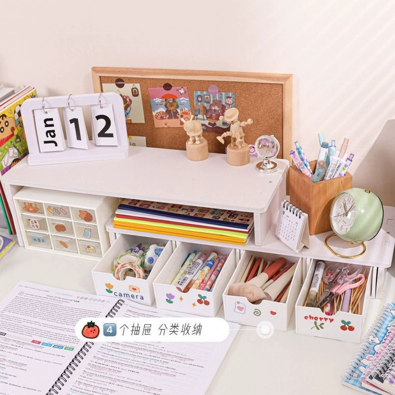 Laptop, LCD display, stationery, storage box