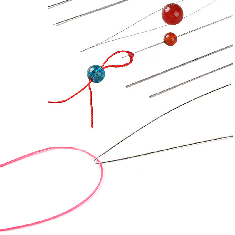 Diy Beaded Hook Needle Middle-Aperture Needle Middle-Aperture Needle Collar Needle