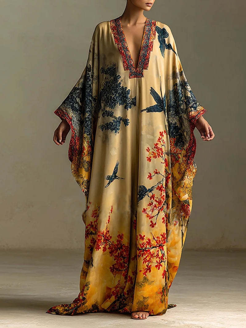 Women's French Style Dress Elegant Printed Long Sleeved Fashionable Spring Autumn New_ecoleips.com