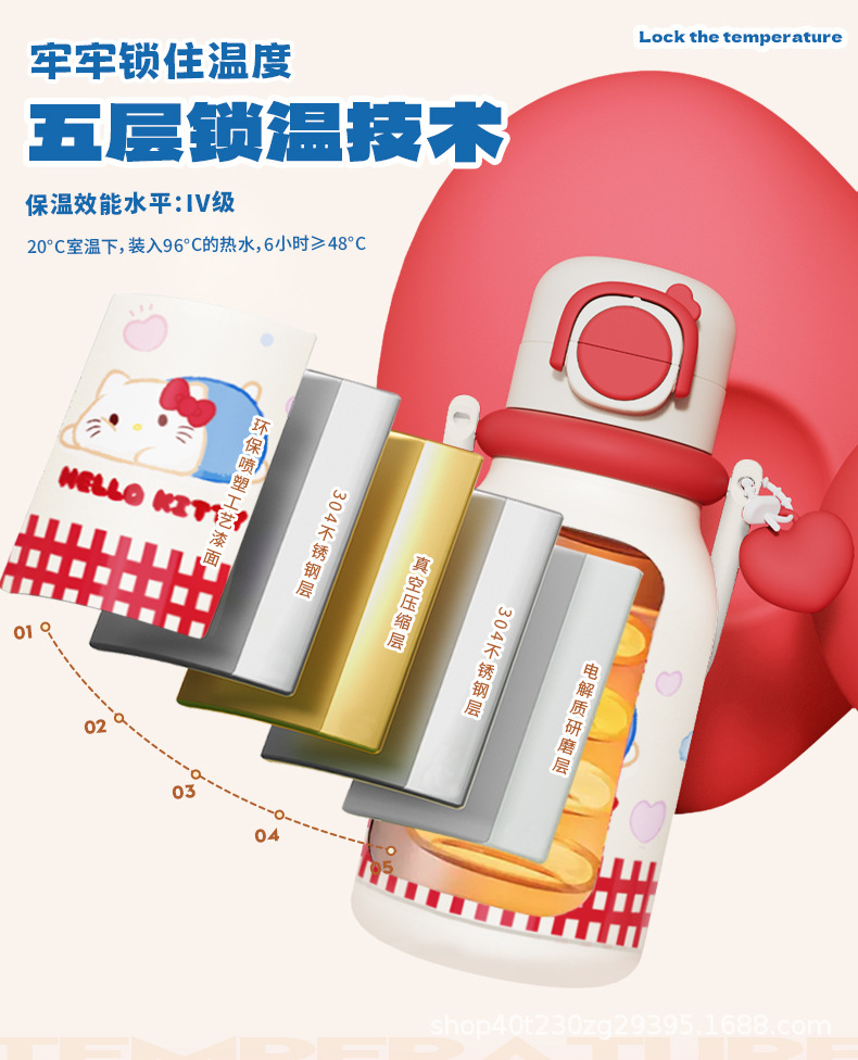 三丽鸥家族系列野趣双饮保温壶640mL（萌萌趴)_10.jp