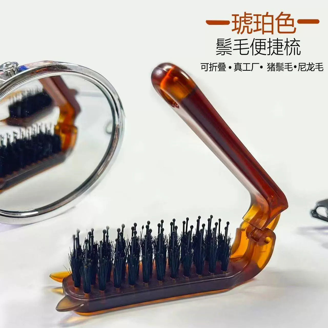 Расческа из щетины кабана с узкими зубьями, парикмахерская трехрядная расческа для волос, пушистая расческа для укладки с длинной ручкой, деревянная расческа для вьющихся волос с острым хвостом