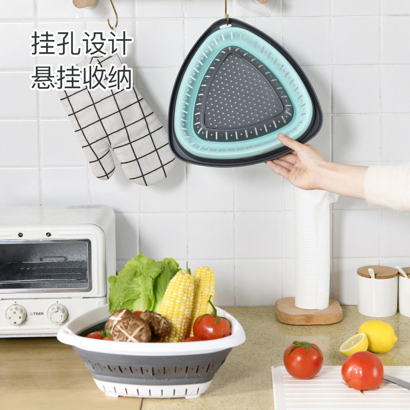 現物のシンプルでおしゃれなキッチンは掛け式で折りたたみ可能です。|undefined