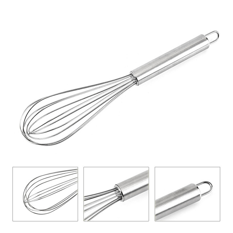 Manuell äggvisp och gräddvisp i rostfritt stål_voghion.com