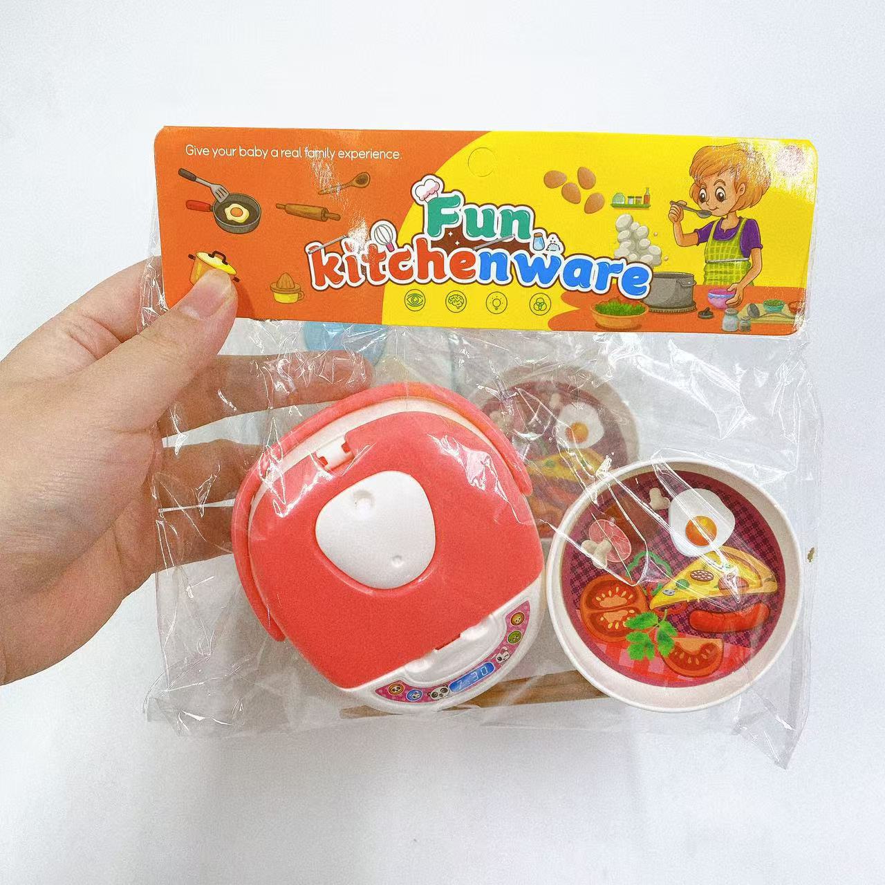 Simulación de juguetes caseros cocina arroz tazón palillos cocinar juego de chicas interactivo jardín de infantes regalo premio