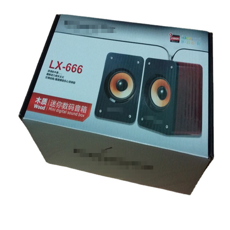 メーカー卸売り666木製スピーカー電源スピーカー2.0ピアノ塗装純木製コンピュータスピーカー対外貿易音響|undefined