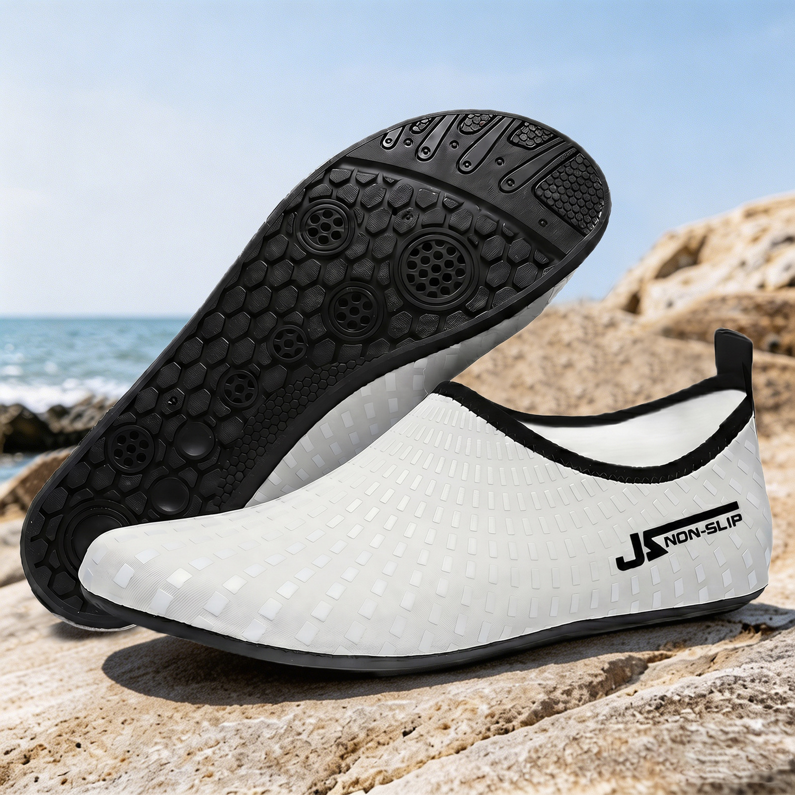 Zapatos de baño transfronterizos zapatos de buceo zapatos de playa al aire libre pareja zapatos de trekking de altura ancha