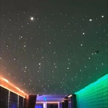 星空顶天花板满天星家庭影院影音室七彩流星石膏板吊顶星空光纤灯